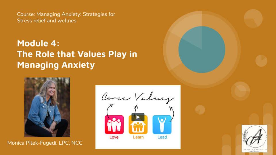 Module 4: The Role of Values in Anxiety Management